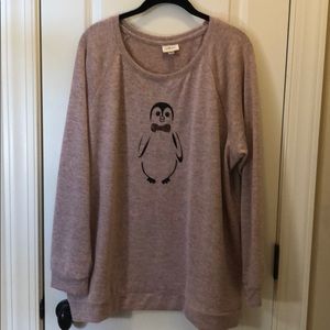 Penguin sweater plus 22/24